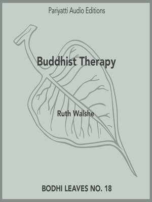 cover image of Buddhist Therapy